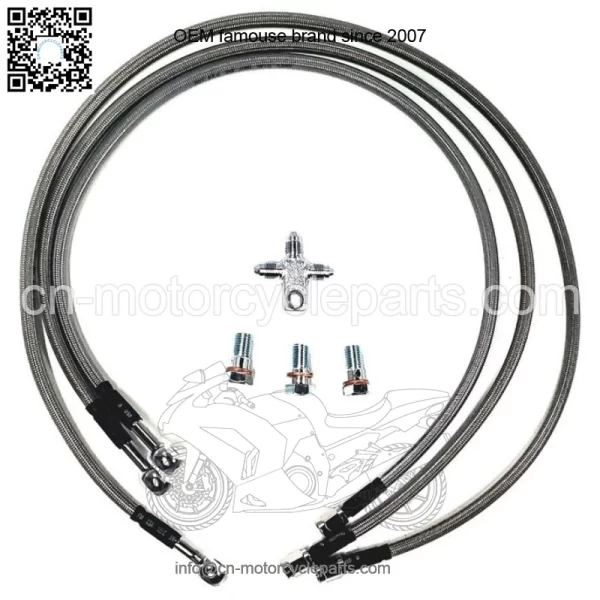 TRX 450R A Arms +2.5 +1 Chromoly Adjustable Brake lines Clamps - Image 3