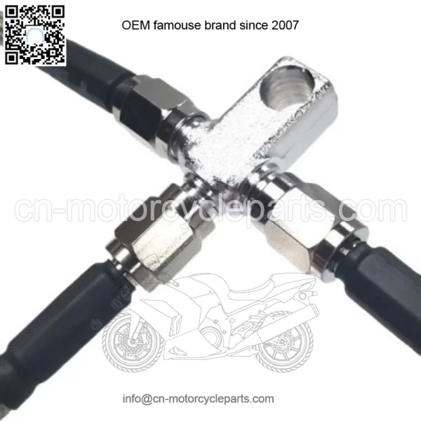 TRX 450R A Arms +2.5 +1 Chromoly Adjustable Brake lines Clamps - Image 5