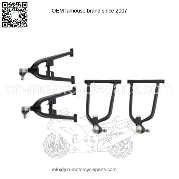 Front Lower & Upper A-Arms for 2004-2013 Yamaha YFZ450 YFZ450V Control arms