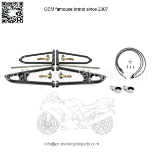 Yamaha YFZ 450  A Arms +2 +1  Chromoly  Adjustable 04 05 Brake Lines Clamps Alba