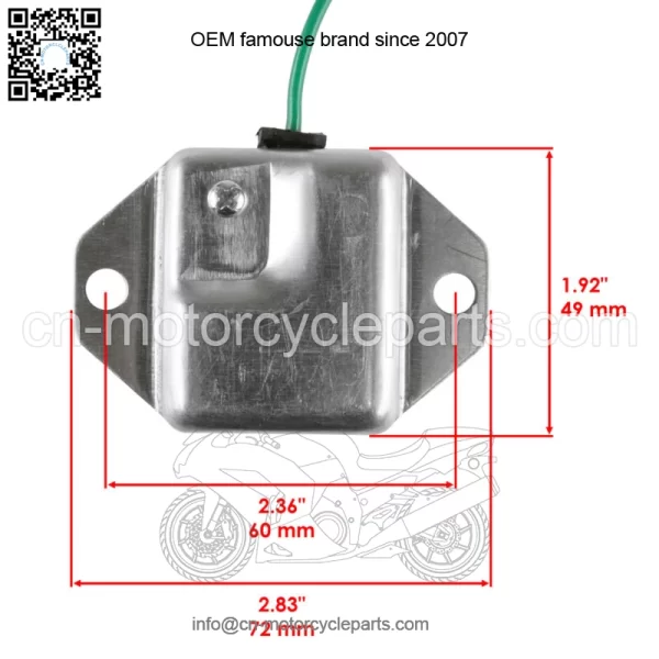 Regulator Rectifier for Yamaha Blaster 200 YFS200 1988-2006 Atv Regulator (For: Yamaha YFS200) - Image 2