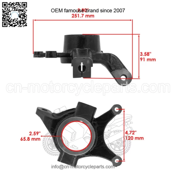 Front Knuckles For Polaris General XP 1000 Premium / XP 1000 Ultimate 23 - Image 2
