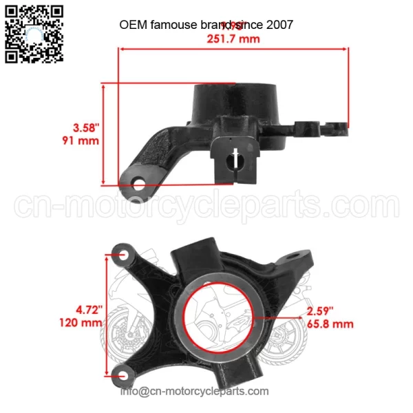 Front Knuckles For Polaris General XP 1000 Premium / XP 1000 Ultimate 23 - Image 3