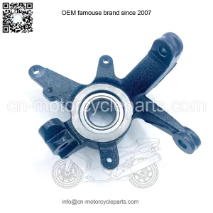 Steering Knuckle Front Left For Hisun 700cc 500c SUPERMACH MENARDS QLINK MASSIMO Electrophoretic black paint
