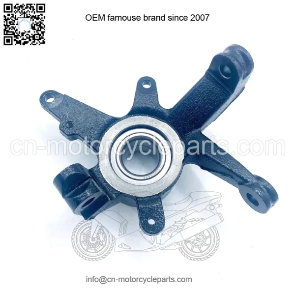 Steering Knuckle Front Left For Hisun 700cc 500c SUPERMACH MENARDS QLINK MASSIMO Electrophoretic black paint