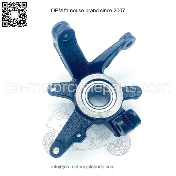 Steering Knuckle Front Left For Hisun 700cc 500c SUPERMACH MENARDS QLINK MASSIMO Electrophoretic black paint - Image 3