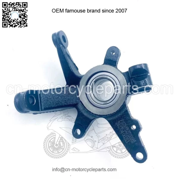 Steering Knuckle Front Left For Hisun 700cc 500c SUPERMACH MENARDS QLINK MASSIMO Electrophoretic black paint - Image 4