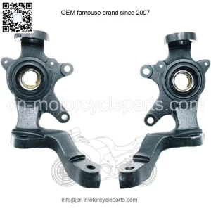 Front Right/Left Steering Knuckle Assy70MM Hisun Massimo 700 UTV Quad GO Kart HS Code 52710-115N00-0000/52720-115N00-0000 (Color : Left and Right) Electrophoretic black paint