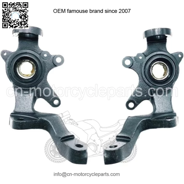 Front Right/Left Steering Knuckle Assy70MM Hisun Massimo 700 UTV Quad GO Kart HS Code 52710-115N00-0000/52720-115N00-0000 (Color : Left and Right) Electrophoretic black paint