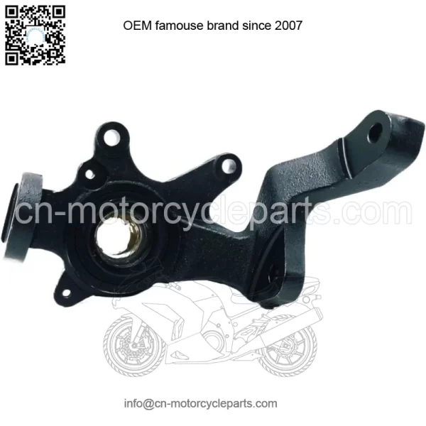 Front Right/Left Steering Knuckle Assy70MM Hisun Massimo 700 UTV Quad GO Kart HS Code 52710-115N00-0000/52720-115N00-0000 (Color : Left and Right) Electrophoretic black paint - Image 3