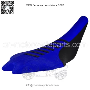 2009 - 2020 Yamaha YFZ 450R Seat Cover BLACK / BLUE / BLACK RIBBED QUAD #201