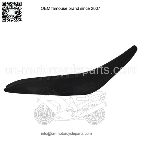 Yamaha YFZ 450R Seat Cover 2009 - 2020   BLACK / BLACK / BLACK RIBBED QUAD #201 - Image 2