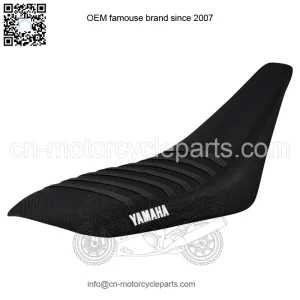 Yamaha YFZ 450 Gripper Seat Cover 2004-2013    all BLACK / BLACK ribs LOGO #200